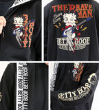 裏毛フルジップパーカー THE BRAVEMAN×BETTY BOOP bbb-2134