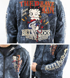 裏毛フルジップパーカー THE BRAVEMAN×BETTY BOOP bbb-2134