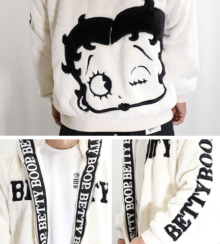 ファーZIPジャケット THE BRAVEMAN×BETTY BOOP bbb-2141