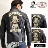 カウレザージャケット THE BRAVEMAN×BETTY BOOP 本革 bbb-2150