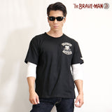 天竺六分TEE フェイク袖 THE BRAVEMAN×BETTY BOOP bbb-2153