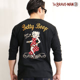 ベア天竺六分TEE 半端丈Tシャツ THE BRAVEMAN×BETTY BOOP bbb-2154