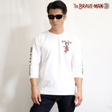 ベア天竺六分TEE 半端丈Tシャツ THE BRAVEMAN×BETTY BOOP bbb-2154