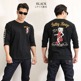 ベア天竺六分TEE 半端丈Tシャツ THE BRAVEMAN×BETTY BOOP bbb-2154