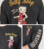 ベア天竺六分TEE 半端丈Tシャツ THE BRAVEMAN×BETTY BOOP bbb-2154