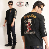 ベア天竺六分TEE 半端丈Tシャツ THE BRAVEMAN×BETTY BOOP bbb-2154