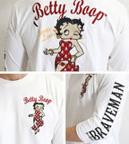 ベア天竺六分TEE 半端丈Tシャツ THE BRAVEMAN×BETTY BOOP bbb-2154