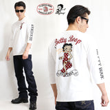 ベア天竺六分TEE 半端丈Tシャツ THE BRAVEMAN×BETTY BOOP bbb-2154