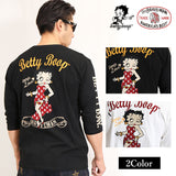 ベア天竺六分TEE 半端丈Tシャツ THE BRAVEMAN×BETTY BOOP bbb-2154