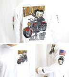 天竺長袖Tシャツ THE BRAVEMAN×BETTY BOOP bbb-2202