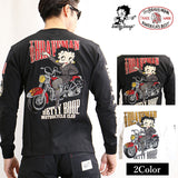 天竺長袖Tシャツ THE BRAVEMAN×BETTY BOOP bbb-2202