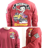 天竺長袖Tシャツ THE BRAVEMAN×BETTY BOOP bbb-2203