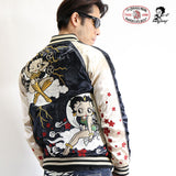 リバーシブルスカジャン THE BRAVEMAN×BETTY BOOP bbb-2206