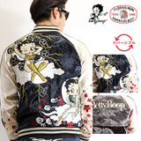 リバーシブルスカジャン THE BRAVEMAN×BETTY BOOP bbb-2206