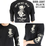 ベア天竺７分TEE ドライフェイク袖 THE BRAVEMAN×BETTY BOOP ベティ・ブープ bbb-2207