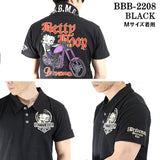 天竺 半袖ポロシャツ THE BRAVEMAN×BETTY BOOP ベティ・ブープ bbb-2208