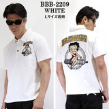 半袖ポロシャツ THE BRAVEMAN×BETTY BOOP ベティ・ブープ bbb-2209