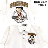 半袖ポロシャツ THE BRAVEMAN×BETTY BOOP ベティ・ブープ bbb-2209