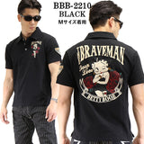 半袖ポロシャツ THE BRAVEMAN×BETTY BOOP ベティ・ブープ bbb-2210