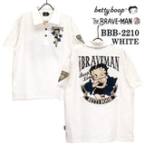 半袖ポロシャツ THE BRAVEMAN×BETTY BOOP ベティ・ブープ bbb-2210