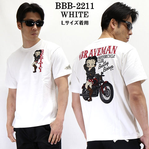 半袖Tシャツ THE BRAVEMAN×BETTY BOOP ベティ・ブープ bbb-2211