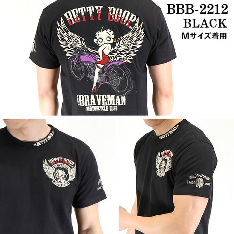 半袖Tシャツ THE BRAVEMAN×BETTY BOOP ベティ・ブープ bbb-2212