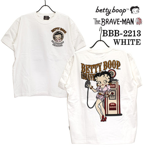 半袖Tシャツ THE BRAVEMAN×BETTY BOOP ベティ・ブープ bbb-2213