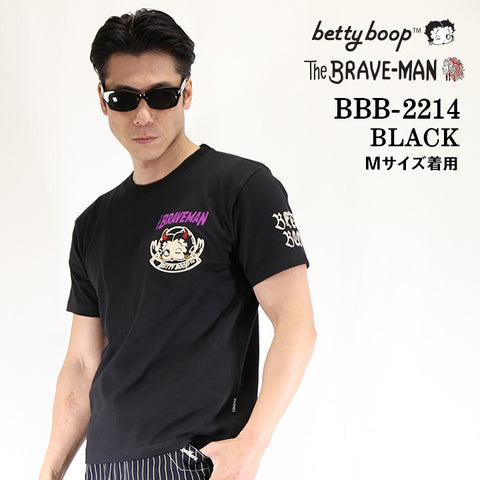 半袖Tシャツ THE BRAVEMAN×BETTY BOOP ベティ・ブープ bbb-2214