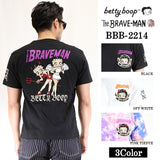 半袖Tシャツ THE BRAVEMAN×BETTY BOOP ベティ・ブープ bbb-2214