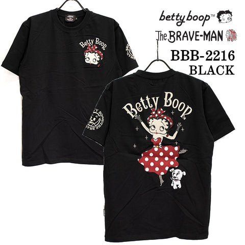 半袖Tシャツ THE BRAVEMAN×BETTY BOOP ベティ・ブープ bbb-2216