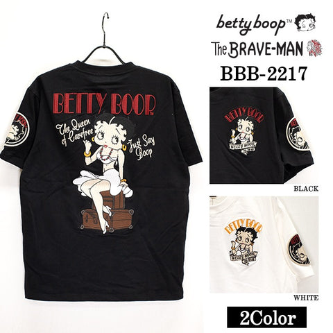 半袖Tシャツ THE BRAVEMAN×BETTY BOOP ベティ・ブープ bbb-2217