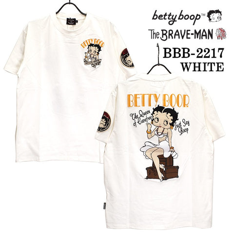 半袖Tシャツ THE BRAVEMAN×BETTY BOOP ベティ・ブープ bbb-2217