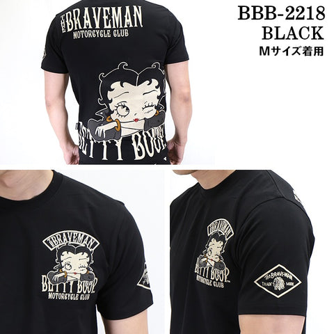 半袖Tシャツ THE BRAVEMAN×BETTY BOOP ベティ・ブープ bbb-2218