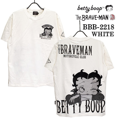 半袖Tシャツ THE BRAVEMAN×BETTY BOOP ベティ・ブープ bbb-2218