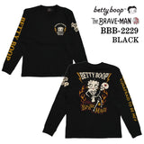 天竺 長袖Tシャツ ロンTEE THE BRAVEMAN×BETTY BOOP ベティーブープ bbb-2229