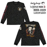 天竺 長袖Tシャツ ロンTEE THE BRAVEMAN×BETTY BOOP ベティーブープ bbb-2229