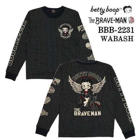 新品　THE BRAVE-MAN X Betty-Boop WABASHシャツ