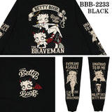 ベア天竺 長袖ワンピース THE BRAVEMAN×BETTY BOOP ベティーブープ bbb-2233