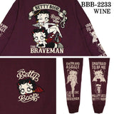 ベア天竺 長袖ワンピース THE BRAVEMAN×BETTY BOOP ベティーブープ bbb-2233