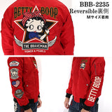 リバーシブルスカジャン THE BRAVEMAN×BETTY BOOP ブレイブマン ベディ・ブープ コラボ bbb-2235