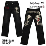 デニムパンツ THE BRAVEMAN×BETTY BOOP ベティ・ブープ bbb-2236