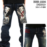 デニムパンツ THE BRAVEMAN×BETTY BOOP ベティ・ブープ bbb-2236