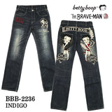 デニムパンツ THE BRAVEMAN×BETTY BOOP ベティ・ブープ bbb-2236