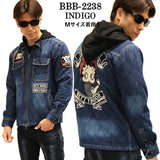 ZIPシャツ ジャケット THE BRAVEMAN×BETTY BOOP ブレイブマン ベティ・ブープ bbb-2238