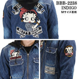 ZIPシャツ ジャケット THE BRAVEMAN×BETTY BOOP ブレイブマン ベティ・ブープ bbb-2238