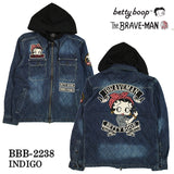 ZIPシャツ ジャケット THE BRAVEMAN×BETTY BOOP ブレイブマン ベティ・ブープ bbb-2238