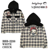 ZIPシャツ ジャケット THE BRAVEMAN×BETTY BOOP ブレイブマン ベティ・ブープ bbb-2238