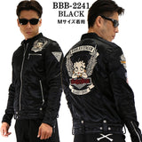 ボンディングライダースジャケット THE BRAVEMAN×BETTY BOOP bbb-2241