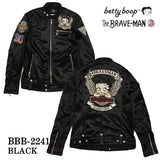 ボンディングライダースジャケット THE BRAVEMAN×BETTY BOOP bbb-2241