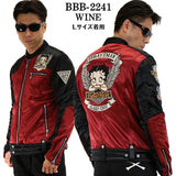 ボンディングライダースジャケット THE BRAVEMAN×BETTY BOOP bbb-2241